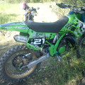 Kawasaki KX 125 1990 - 1991  tribalskull21