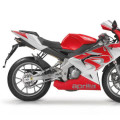 APRILIA rs 50 rosso fluo bianco 2008 white