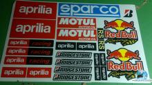 ARKUSZ A4 Aprilia redbull