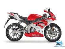 APRILIA rs 50 rosso fluo bianco 2008 white